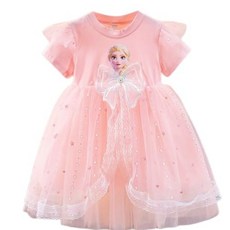 [사이즈4종] 일본 겨울왕국 엘사 원피스 캐릭터 여아 드레스