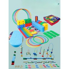 기구 평균대 감각 균형 감통 밸런스 체육 운동 체조 교구 신체, MK New Sun 콤보 114개 판지