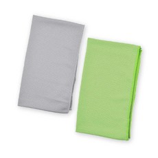 Kare & Kind 목과 얼굴을 위한 쿨링 타월 2개 세트 - 101.6 x 30.5cm(40 x 12인치) 운동 타월 스포츠 타월 피트니스 타월 체육관 타월 요가 타