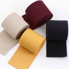 퀼트스타 베이직 울 고무줄 38mm_4컬러, 1개, 블랙