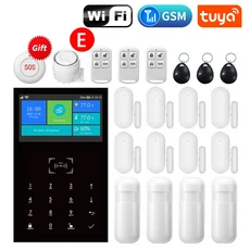 Tuya 무선 GSM 스마트 홈 보안 시스템 오토메이션 지원 AlexaGoogle, 02 영국 플러그, 01, 1
