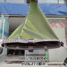 화물 슬라이드 스 운반 방수포 천막, T. x40m, B. J87 m 원통형 건물