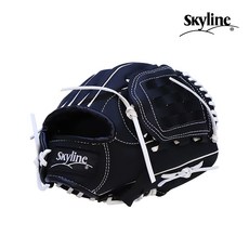 스카이라인 SG-105 어린이 유소년 우투 투수 10.5인치 야구 글러브, 네이비, 1개