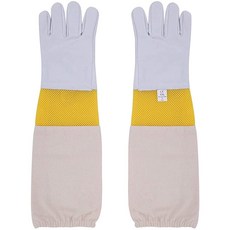 DZXZY 전문 양봉 장갑 긴 캔버스 보호 통풍 소매와 탄력 있는 커프스가 포함된 프리미엄 염소 가죽 용품.XXL