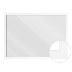 하비스 퍼즐 액자 프레임 1000피스 슬림 우드 화이트 51x73.5cm, 1개