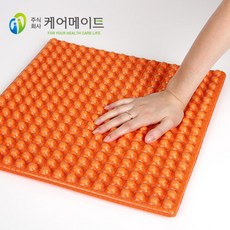 케어메이트 하나케어 엠보방석 주황색, 오렌지, 1개