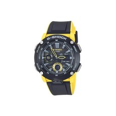 Casio GA2000-1A9 G-Shock 남성용 시계 블랙/옐로우 51.2mm 카본/레진 옐로우 디지털