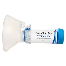 에어로챔버 천식 스페이서 (정식수입제품) AeroChamber Plus Flow-vu Spacer, 옵션6) 에어로챔버(성인마스크L형), 1개, 에어로챔버(성인마스크L형)
