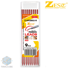 제스트 2.8mm 홀더심 9PCS 목공 마킹펜 리필심 빨강, 1개