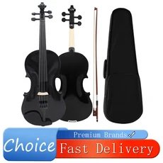 IRIN 4/4 바이올린 V-10 있는 원목 전문가용 다양한 색상 초보자 연습용 케이스 및 활 포함, 10 TQ0037