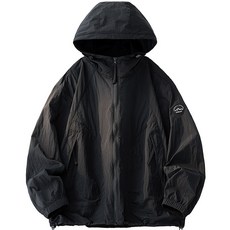 【新品限時促銷】防紫外線上衣外套 UPF50 機能風連帽防曬外套 輕薄透氣寬鬆防風 日系工裝風 戶外休閒 通勤百搭夾克