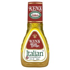 Ken's Steak House 이탈리안 드레싱 266ml 1팩 Ken's Steak House Italian Dressing & Marinade 9 OZ, 1개