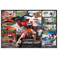 TOMICA 特裝勇者 新! 特急救援DX豪華套組 變形機器人 救援車輛 聲光效果, 1個