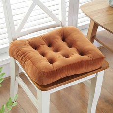 쿠션 충전솜 던져 베개 소파 다이닝 광장형 장식 편안한, 1개, 크리스탈벨벳 카키