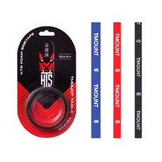 티마운트 탁구라켓 사이드테이프 블랙 레드 블루 9mm 10mm 12mm KTS 폼, 블루[12mm]
