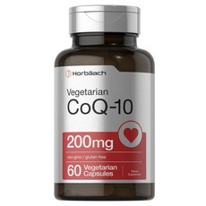 Horbaach CoQ-10 200mg 素食膠囊, 1個, 60顆