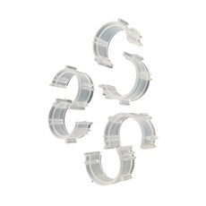 20개/세트 재봉 보빈 클립 나사 클립 홀더 도구 보빈 홀더 클램프 나사 스풀 정리용, 분명한