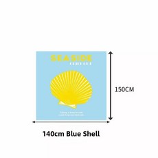 휴대용 비치 매트 방수 모래방지 야외 캠핑 시트 쿠션 내구성 폴리에스터 그라운드 커버, 33. 초슬림 비치 매트 블루 쉘 140*150CM