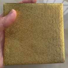 온코 대형 포장지 금박지 18m 종이 호일 알루미늄 포, 1개, 골드 10x10cm 12미크론 C
