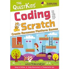 (영문도서) Coding with Scratch - Create Awesome Platform Games: A New Title in the Questkids Children's ... Paperback, In Easy Steps, English, 9781840789546