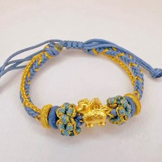 儒家寶寶 純金9999 編織手繩/手鍊 馬上有錢 馬上發財 馬上有房