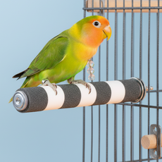 레브홈 앵무새 발톱갈이 막대 횟대, 2개, 그레이