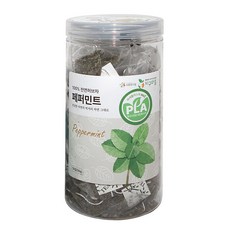 지구마을 생분해필터 PLA 페퍼민트 삼각티백 허브티백차, 1g, 50개입, 1개