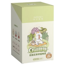 nuPET Chill咪咪 莊園花草紓壓肉泥 貓薄荷口味 8gx30入, 1個, 陪心花草紓壓肉泥-鮭魚x蟲癭果