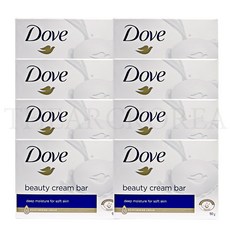도브 뷰티크림바 비누, 90g, 8개입