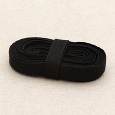 패션스타트 4마)포포맘 헤링본면끈 면테이프 10mm 모던블랙, 블랙, 1개