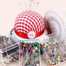 손목 바늘꽂이 쿠션 시침핀꽂이, 1개