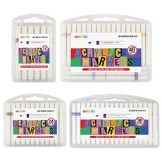 문교 불투명 아크릴마카, 12색#