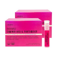 아르디엠 더블케어 비타&저분자 콜라겐 펩타이드 올인원 이뮨비타민 25ml x 15병, 2박스, 15회분