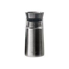 Driver 鋼丹泡茶壺 700ml 不鏽鋼真空保溫 360度出水設計, 透明, 1個