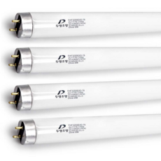두영 FL 직관 형광등 삼파장 형광램프 FLR FHF 32W (4개입), 1세트, 주광색
