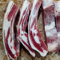 (배터짐) 캠핑가자! 숙성 양숄더랙 양배갈비 양깍두기 세트 (일요일&당일발송), 1개, 양대갈비 1kg2가지소스