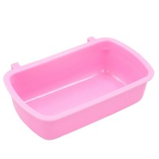 새 햄스터 강아지 햄스터 강아지 햄스터에 대한 작은 애완동물 먹음식 요리 그릇을 위한 작은 애완 동물식 요리 그릇, Pink