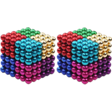 네오큐브 5mm 자석볼 2개 세트, 믹스, 1개