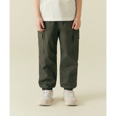 매장정품 무신사스탠다드 MUSINSA STANDARD KIDS 코튼 밴딩 카고 조거 팬츠 [카키] MKBPC3Z03-KH 529106
