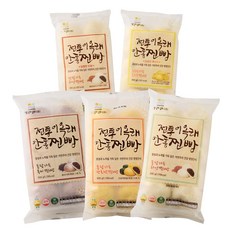 이옥래 5가지 안흥찐빵 세트특가 오리지널/단호박/흑미/달콤한단팥/달콤한옥수수 (총50개), 50개, 50g