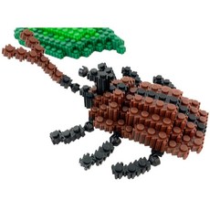 디폼블럭 입체 장수풍뎅이 만들기 초등 곤충학습 교구 미술 블록조립 유치원 장식품 상상력