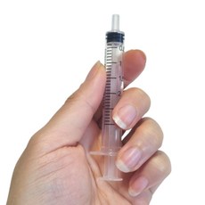 다목적 소분 주사기 3ml 향수 잉크 오일 리필용 실린지, 1개