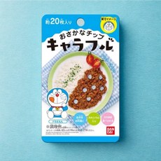 반다이 캬라후루 어묵칩 캐릭터 도시락 꾸미기 도라에몽 모양, 20개