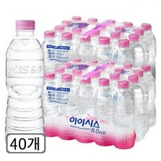 아이시스 무라벨, 40개, 500ml