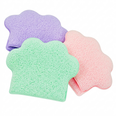 무드업 블랙헤드 모공 클렌징 대형 세안스펀지, 3개, 믹스