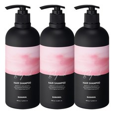 바나날 퍼퓸드 헤어 샴푸 베이비 머스크 500ml, 3개