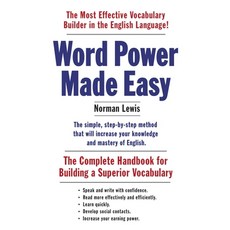 (영문도서) Word Power Made Easy: The Complete Handbook for Building a Superior Vocabulary Mass Market Paperbound, Anchor Books, English, 9781101873854