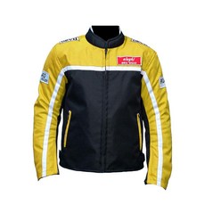 Alayki Armoro 오토바이 재킷 0-16세 조절 가능한 핏 부드러운 칼라 YKK 지퍼 핸드메이드 탈착식 CE 보호 미국 나이 16세 퍼플 414634, 6 Years, 옐로우