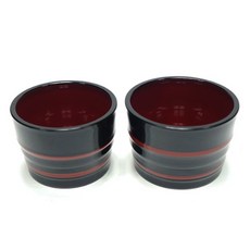 칠기 모밀공기(외부 흑색 내부 적색), 내부 적색/소 (943055), 1개
