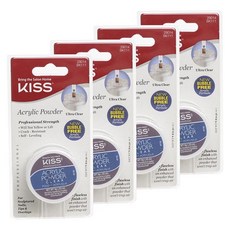 키스 아크릴 파우더 울트라 클리어, Ultra Clear, 4개, 9g